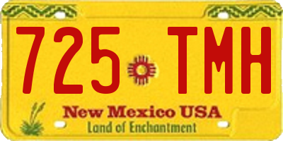 NM license plate 725TMH