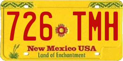 NM license plate 726TMH