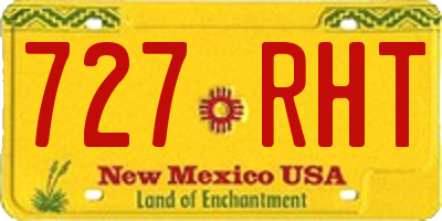 NM license plate 727RHT