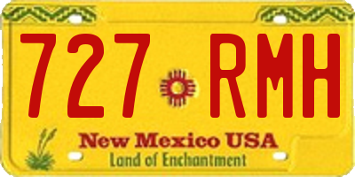 NM license plate 727RMH