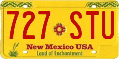 NM license plate 727STU