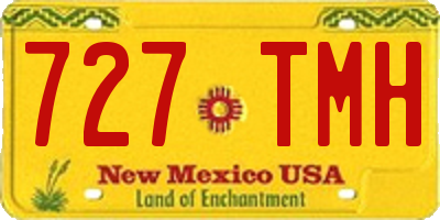NM license plate 727TMH