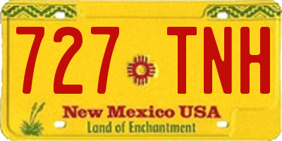 NM license plate 727TNH