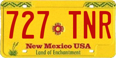 NM license plate 727TNR