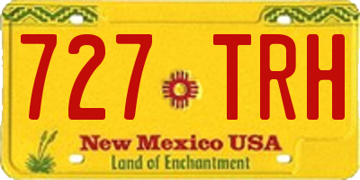 NM license plate 727TRH