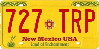 NM license plate 727TRP