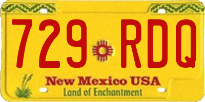 NM license plate 729RDQ