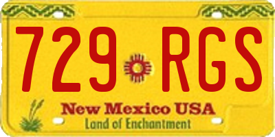 NM license plate 729RGS
