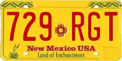 NM license plate 729RGT