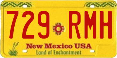 NM license plate 729RMH