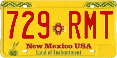 NM license plate 729RMT