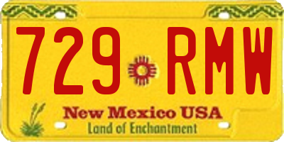 NM license plate 729RMW