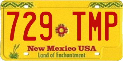 NM license plate 729TMP
