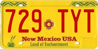 NM license plate 729TYT