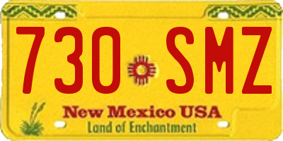 NM license plate 730SMZ