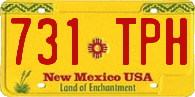 NM license plate 731TPH