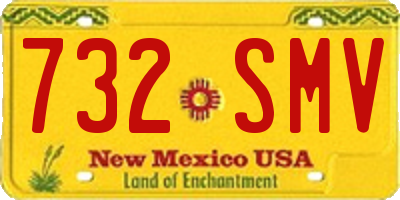 NM license plate 732SMV