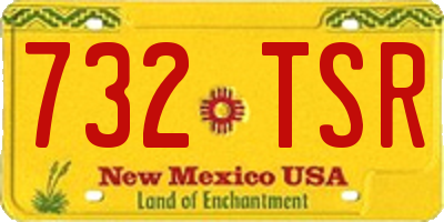 NM license plate 732TSR