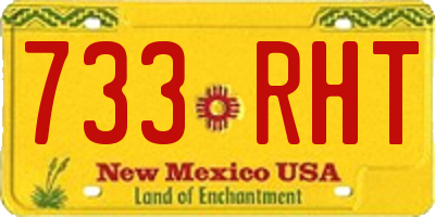 NM license plate 733RHT