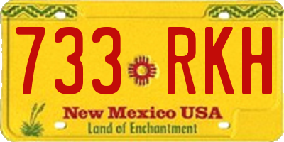 NM license plate 733RKH