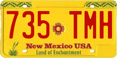 NM license plate 735TMH