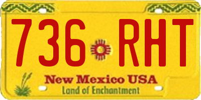 NM license plate 736RHT