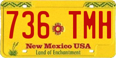 NM license plate 736TMH