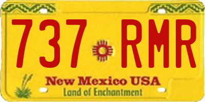 NM license plate 737RMR