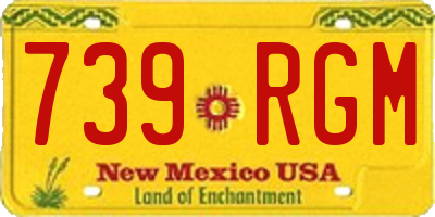 NM license plate 739RGM