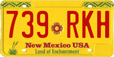 NM license plate 739RKH