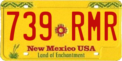 NM license plate 739RMR