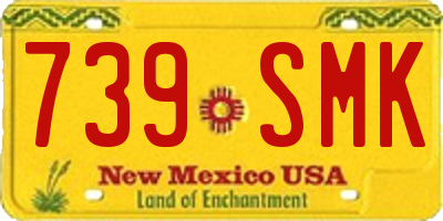 NM license plate 739SMK