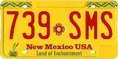NM license plate 739SMS