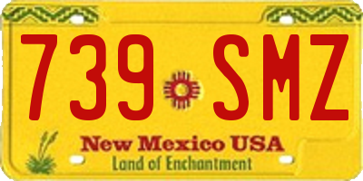 NM license plate 739SMZ