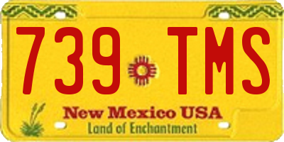 NM license plate 739TMS