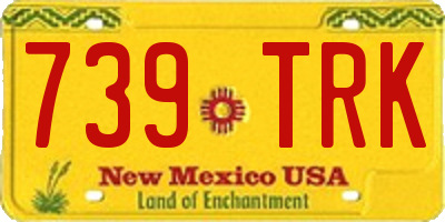 NM license plate 739TRK