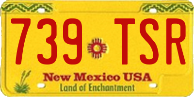 NM license plate 739TSR