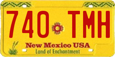 NM license plate 740TMH