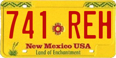 NM license plate 741REH
