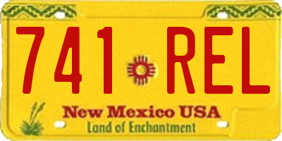 NM license plate 741REL