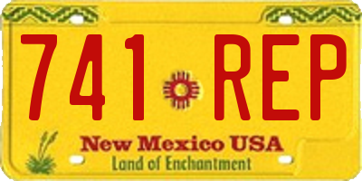 NM license plate 741REP