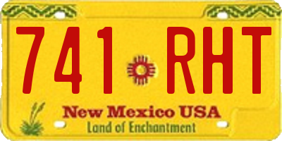 NM license plate 741RHT
