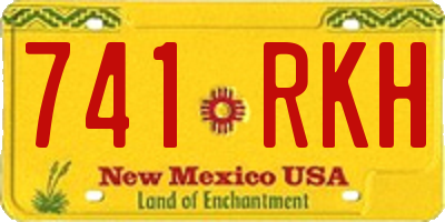 NM license plate 741RKH