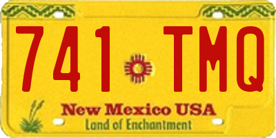 NM license plate 741TMQ