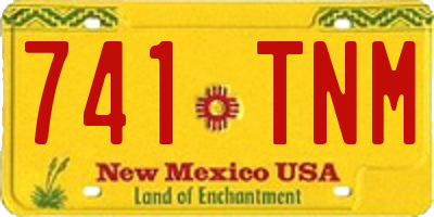 NM license plate 741TNM