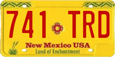 NM license plate 741TRD