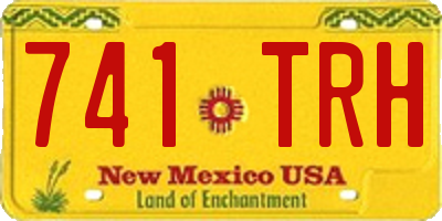 NM license plate 741TRH