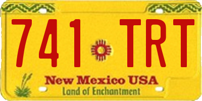 NM license plate 741TRT