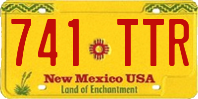 NM license plate 741TTR