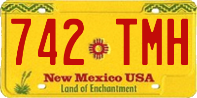 NM license plate 742TMH